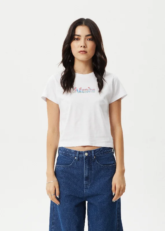 Seasonal Sale – Shop Now!AFENDS Womens Nirvana - Baby Tee - White