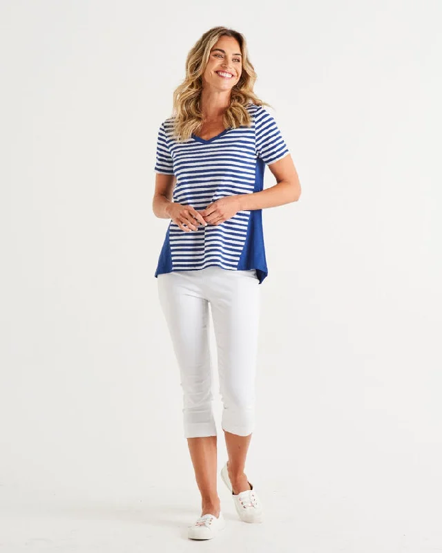 New Discounts Just Dropped!New Discounts Just Dropped!Betty Basics Luella Tee Ocean Stripe