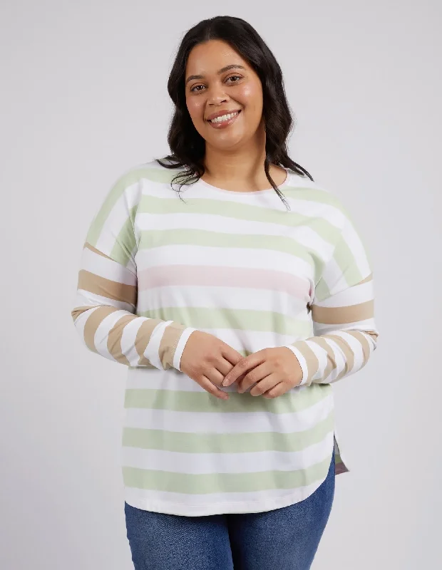 The Sale You’ve Been Waiting For!Elm Vista Long Sleeve Tee Multi Stripe