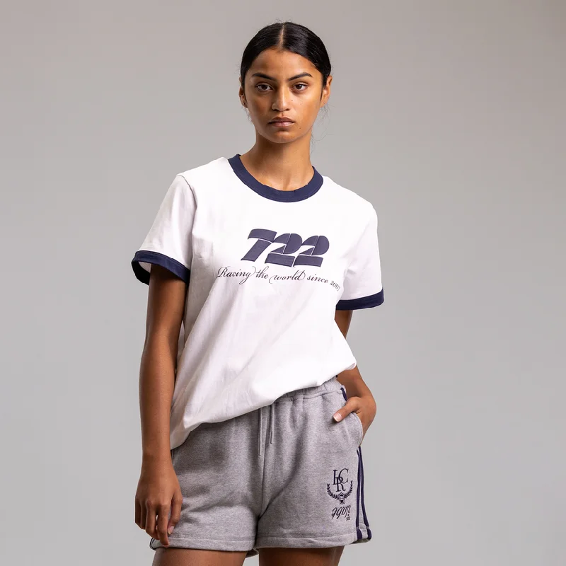 The Best Deals Won’t Wait!Ilabb Athletic Oversized Block Tee White