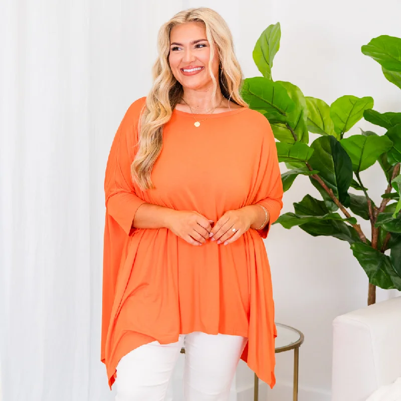 Get More for Less!Get More for Less!Minutes Into Hours Top, Orange