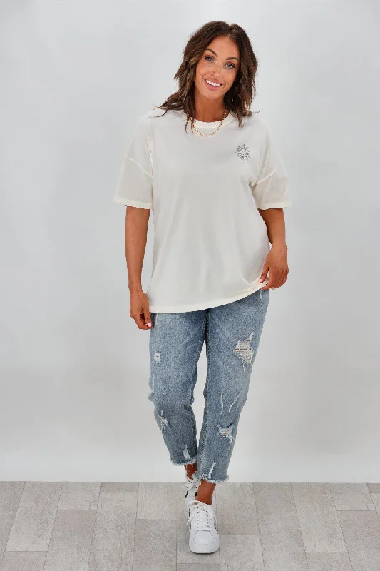 Best Offers of the Month!Best Offers of the Month!Rebel Club by Shine On Sunrise Tee Vintage Off White