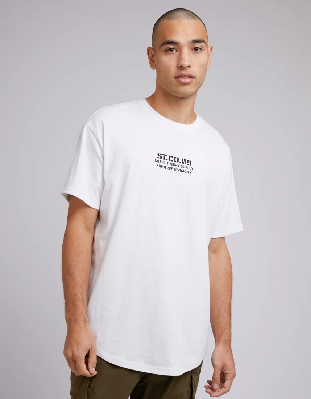 Enjoy Huge Discounts Now!Silent Theory Mens Division Tee White