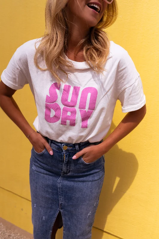 Exclusive Savings This Week!T-shirt Sunday - blanc