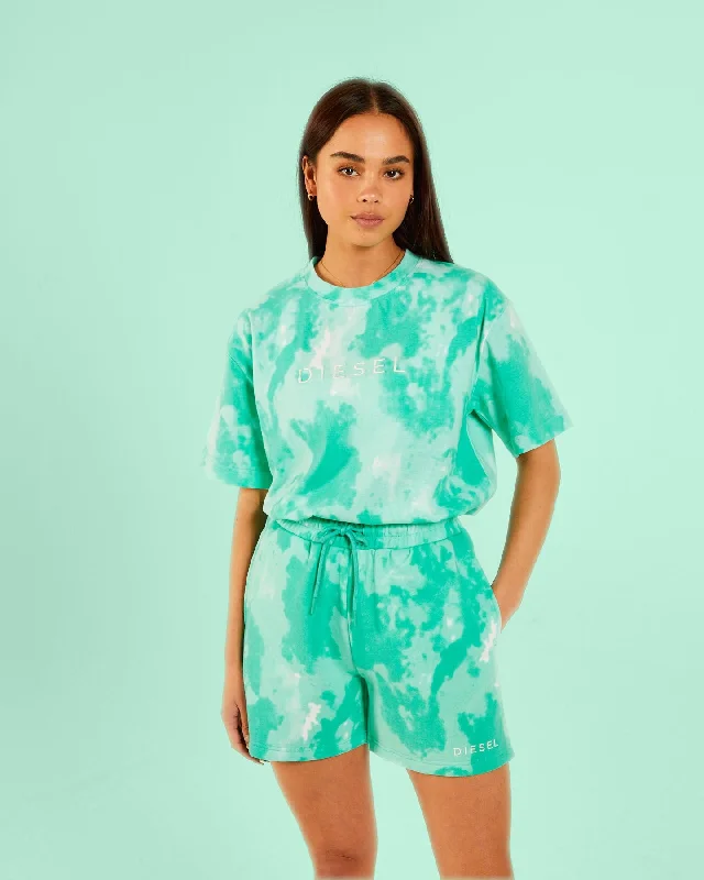 Only a Few Left – Order Now!Stacy Tee Mint Tie Dye