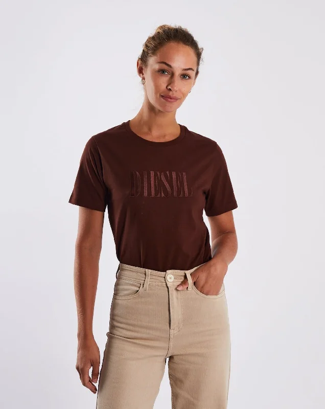 Your Shopping Wish, Our Discount Command!Leandra T-Shirt Deep Coco