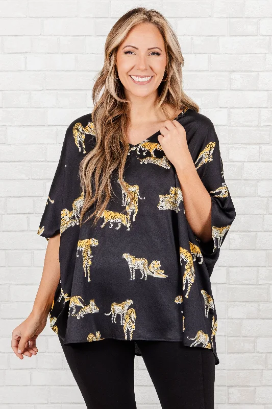 Get the Best for Less!Time Carries On Top, Black