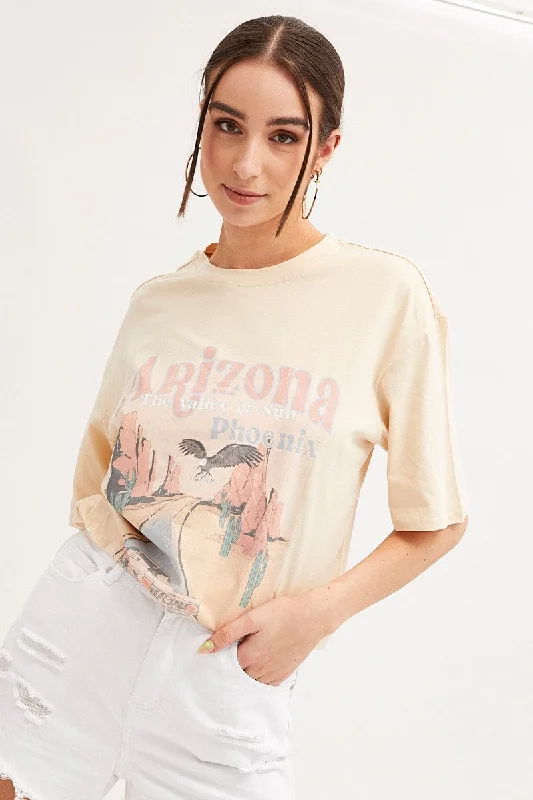 Huge Savings – Act Now!White T Shirt Short Sleeve Crew Neck Phoenix Cotton