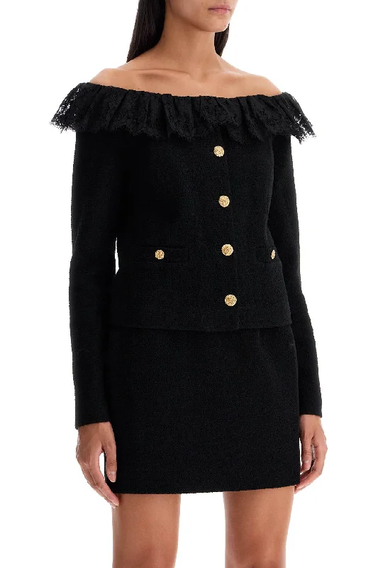 Don’t Wait – Deals Won’t Last!Alessandra Rich Off-Shoulder Tweed Bou