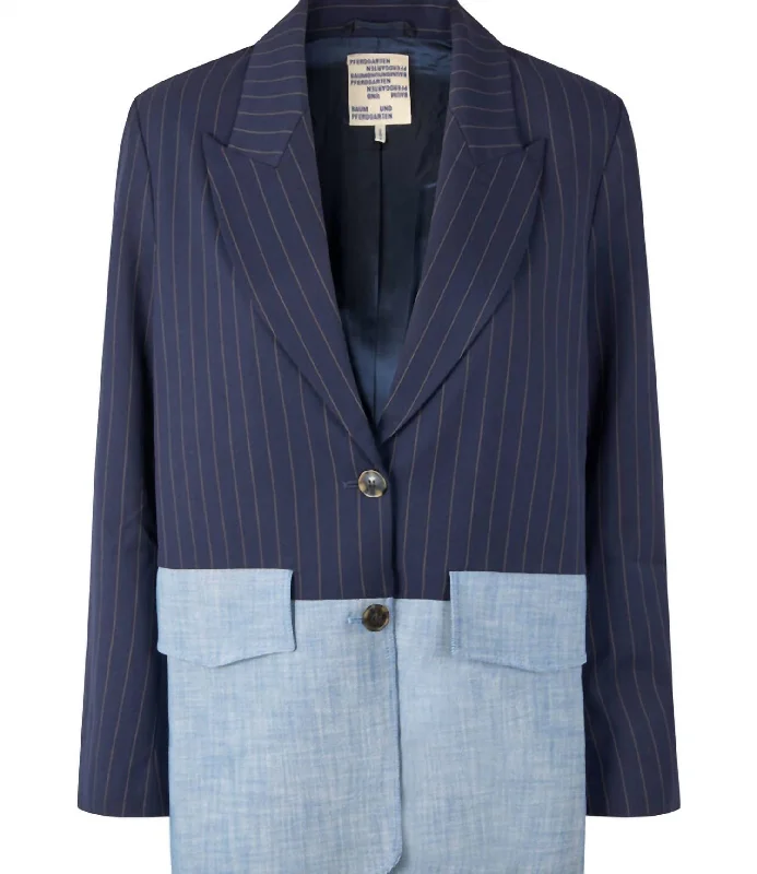 Hot Deals You Can’t Resist!Barba Jacket In Seabornepinstripe