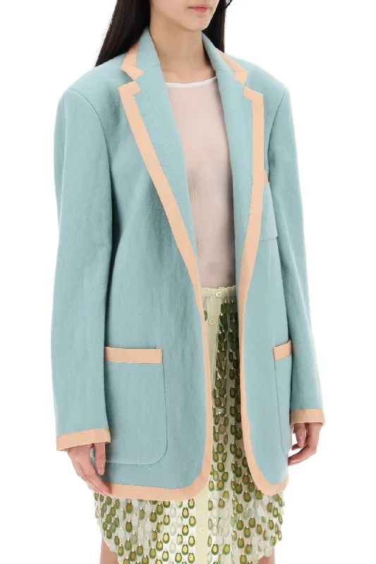 Exclusive Offers You’ll Love!Dries Van Noten Shetland Fabric Blazer Candle
