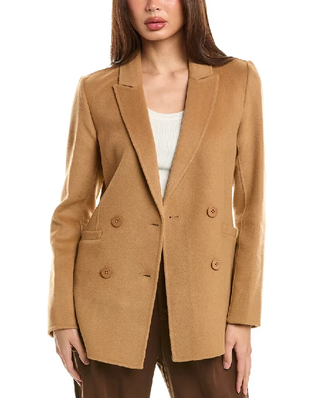 Buy More, Save More!Elie Tahari Double-Breasted Wool Coat