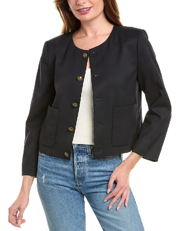 Upgrade for Less!FRAME Denim Wool-Blend Jacket