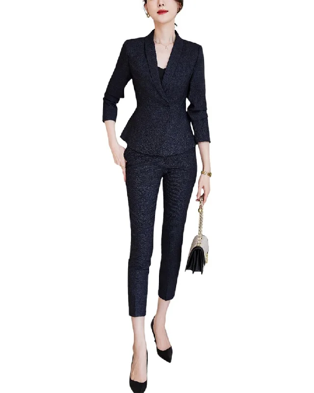 Save More with Every Purchase!LIONELLO SALVI 2pc Blazer & Pant Set