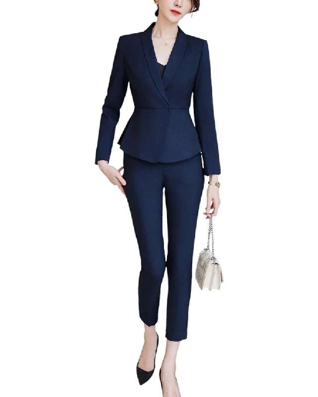 Limited-Time Price Drop!LIONELLO SALVI 2pc Blazer & Pant Set