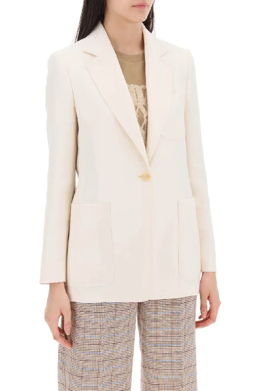 Get the Best for Less!Max Mara 'bohemian Linen Single-Bre