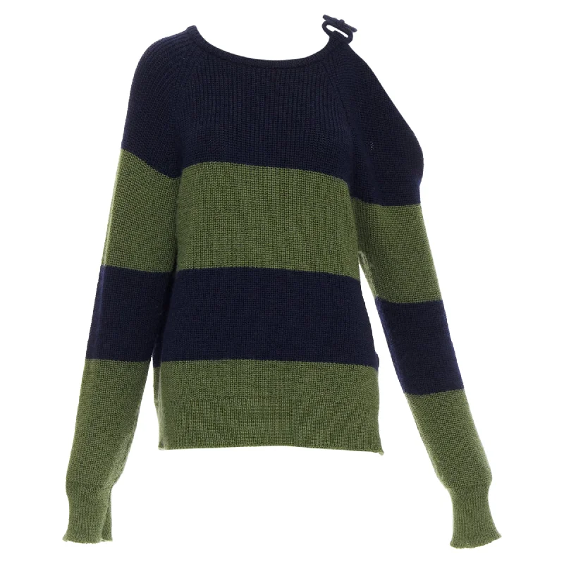Find the Best Deals Here!Monse Embellished Cutout Fine Merino Wool Sweater