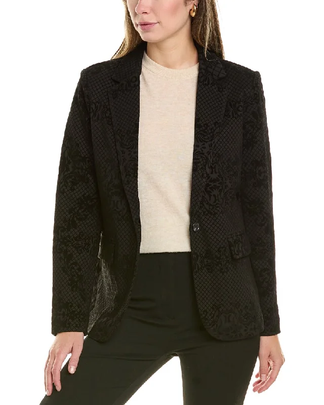 Limited Edition, Limited Price!Nanette Nanette Lepore Velvet Damask Blazer
