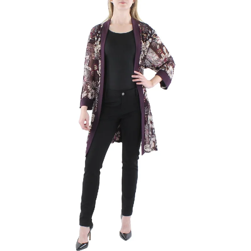 Your Favorite Items on Sale Now!Your Favorite Items on Sale Now!Plus Womens Mesh Floral Duster Blazer