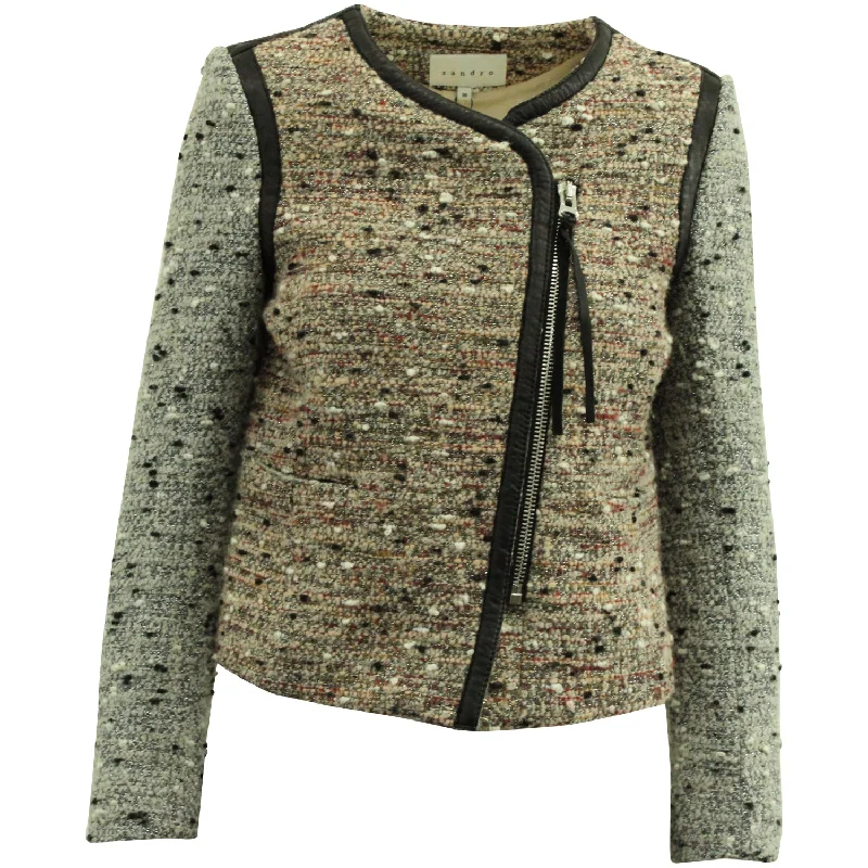 Unbeatable Prices!Sandro Paris Tweed Jacket in Multicolor Polyester