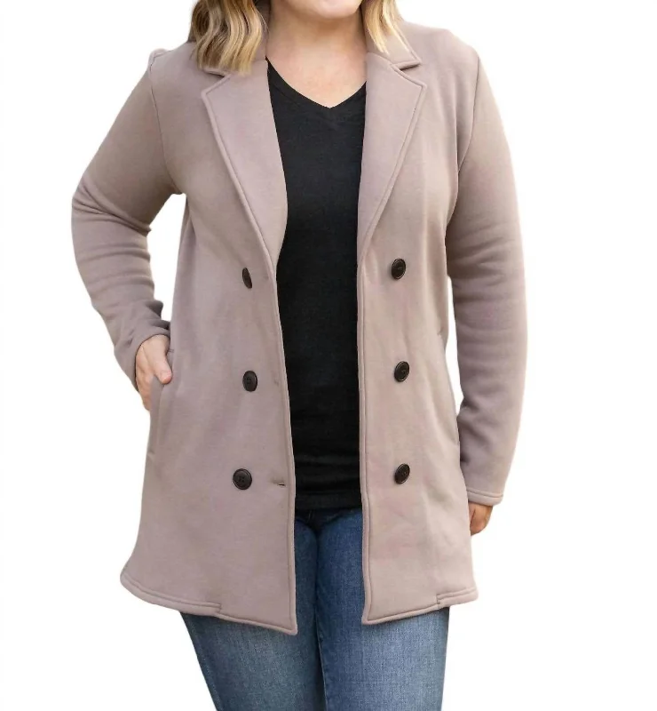 Limited Time Offer!Scarlett Sweater Jacket In Mocha