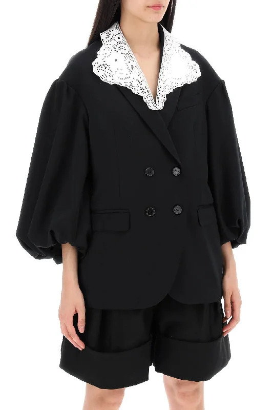 Unlock Huge Savings Now!Simone Rocha "oversized Blazer With Lace