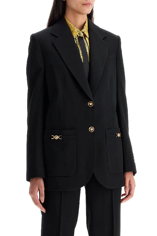 Snag the Best Prices Now!Versace Single-Breasted Wool Stretch Blazer