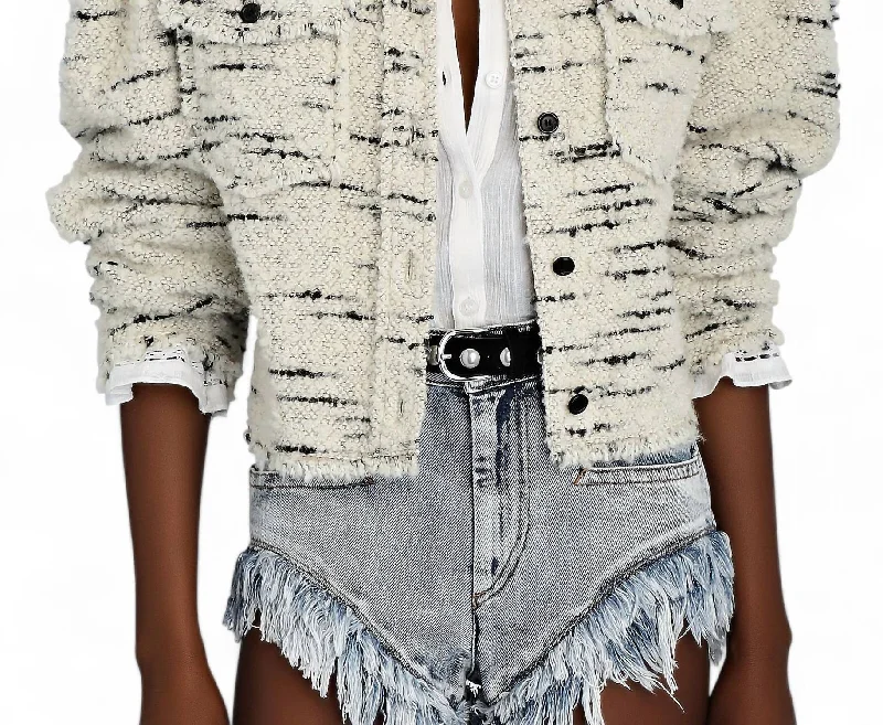 Special Offer – Act Fast!Veste Neves Boucle Jacket In Ecru