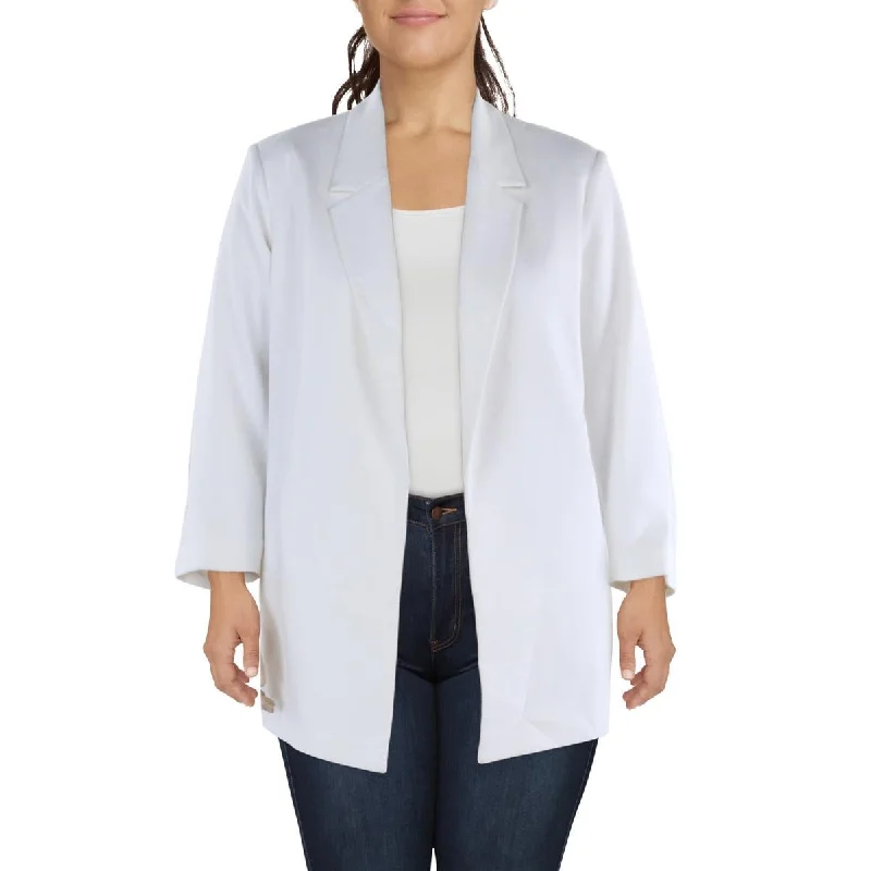 Flash Sale – Act Fast!Womens Mid-Length Office Open-Front Blazer