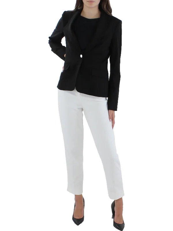 Seasonal Sale – Shop Now!Womens Office Collared One-Button Blazer